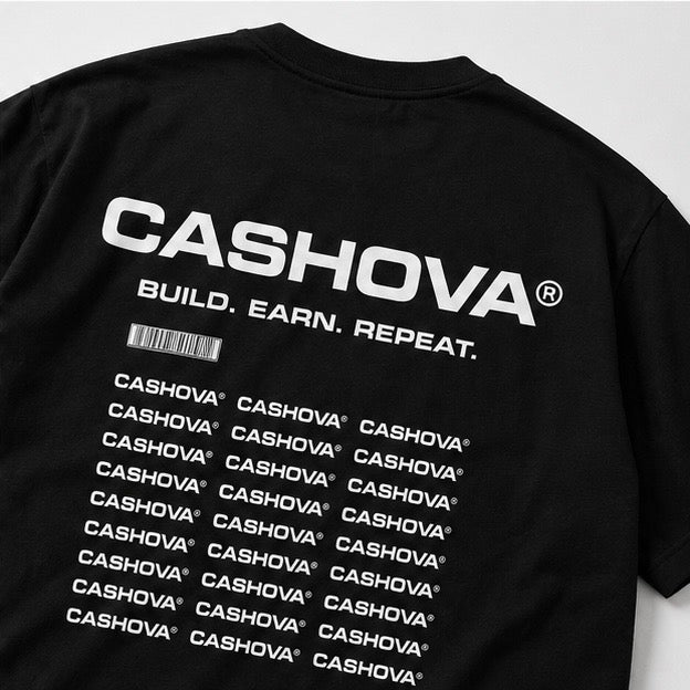 BUILD. EARN. REPEAT. - BLACK SHIRT