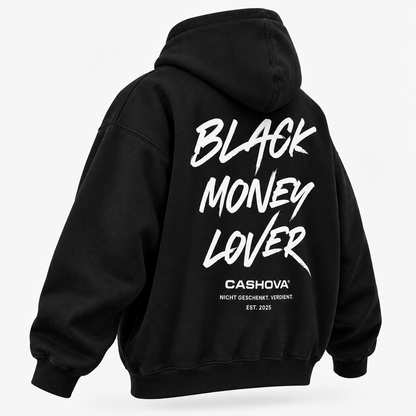BLACK MONEY LOVER - BLACK HOODIE