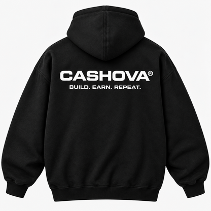 CASHOVA® ORIGIN - BLACK HOODIE