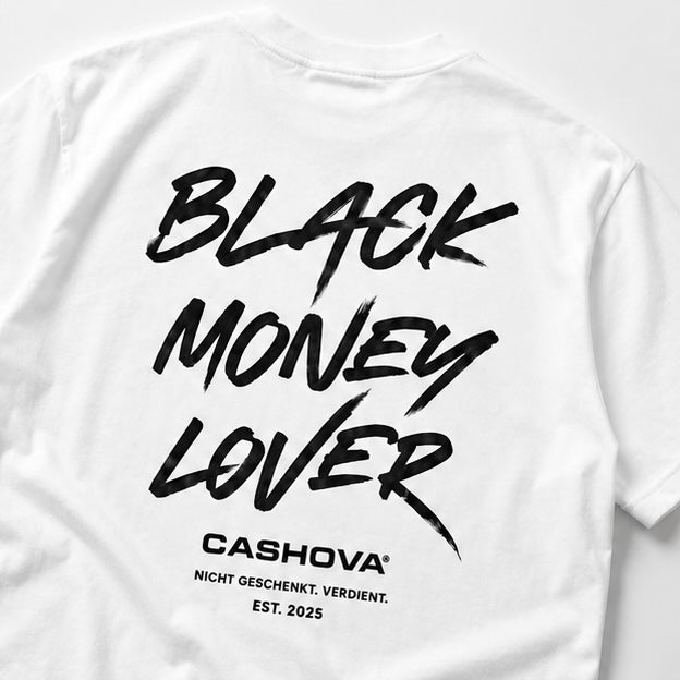 BLACK MONEY LOVER - WHITE SHIRT