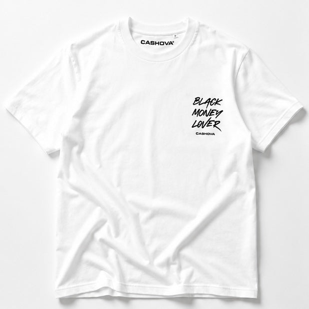 BLACK MONEY LOVER - WHITE SHIRT