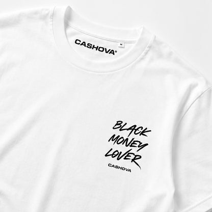 BLACK MONEY LOVER - WHITE SHIRT