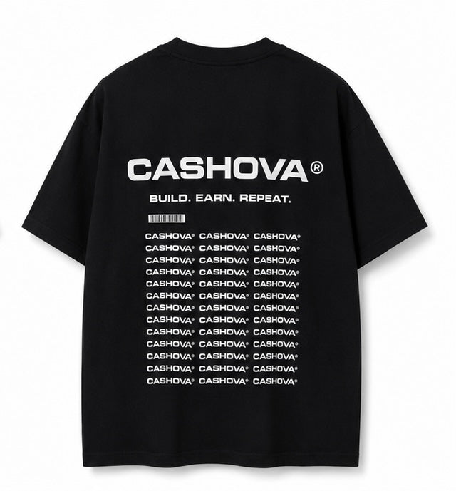 BUILD. EARN. REPEAT. - Oversized Shirt by CASHOVA®